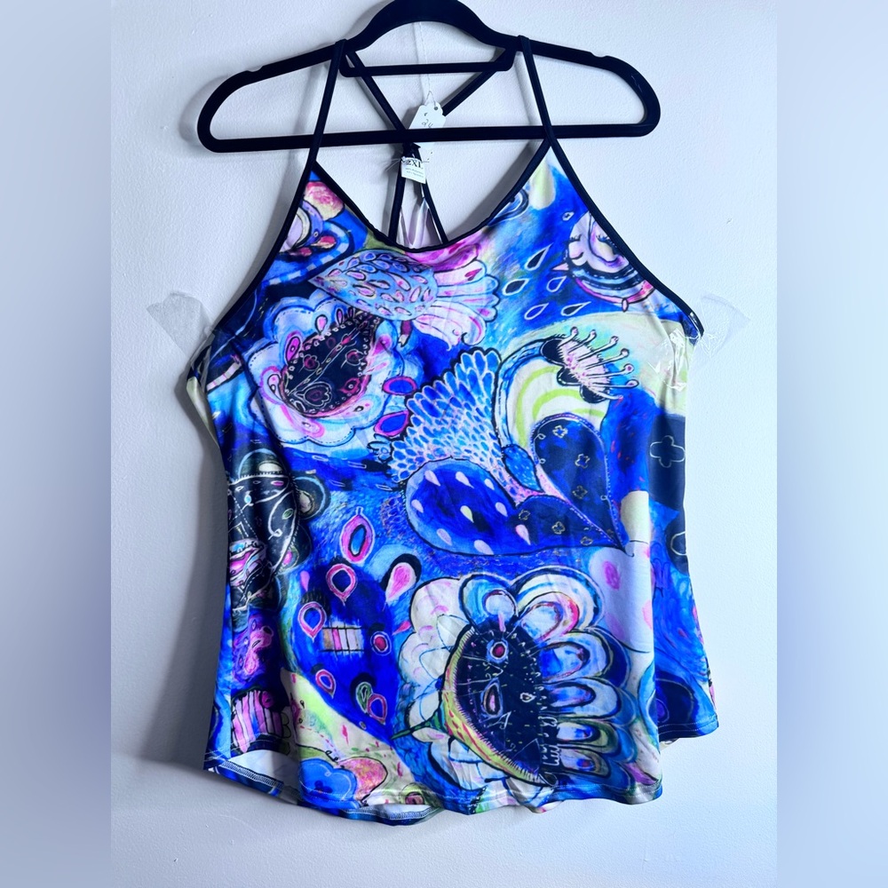 Blue tears tank top